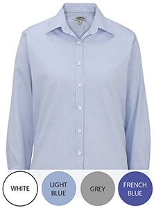 Women's Long Sleeve Pinpoint Oxford Shirt