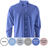 Men's Long Sleeve Easy Care Oxford Shirt with Pocket