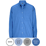 Men's Long Sleeve Pinpoint Oxford Shirt with Pocket