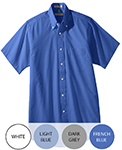 Men's Short Sleeve Dress Oxford Shirt