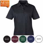 Womens Short Sleeve Performance Polo with Pocket